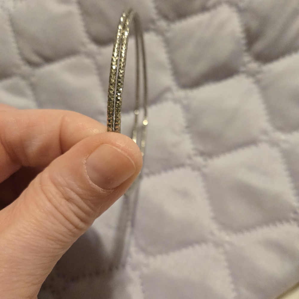 Elegant Silver Hoop Earrings